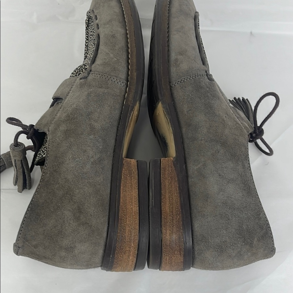 Dkode Elegant Gray Loafers With Patterned Design - image 5